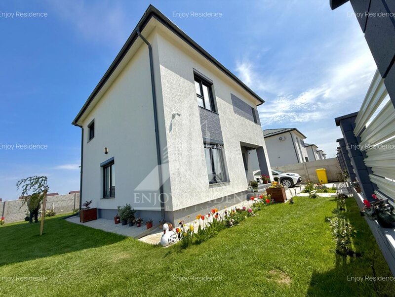 Domnesti, ansamblu case individuale P+1, curte 400 m, vezi video